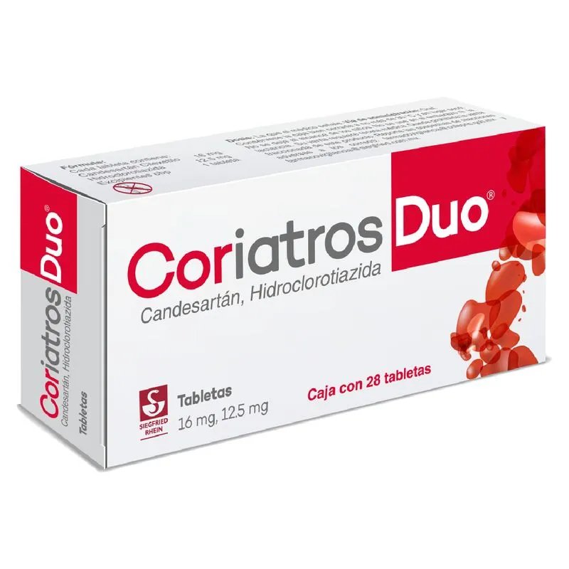 CORIATROS DUO CANDESARTAN,HIDROCLOROTIAZIDA
