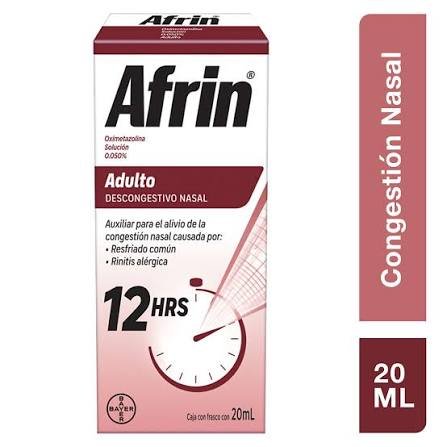 AFRIN(SOLUCION,FRASCO 20 ML,OXIMETAZOLINA)