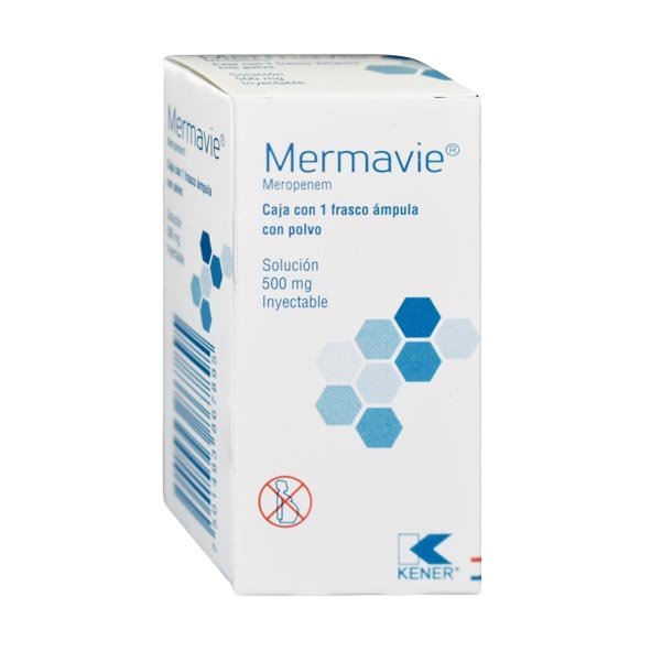 MERMAVIE Sol. Iny. c/1 FCO. AMP. 1 G/20 ML. ( Meropenem)